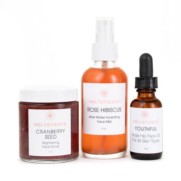 Lysende hudplejepakke for engroshandel hos Holysticspa