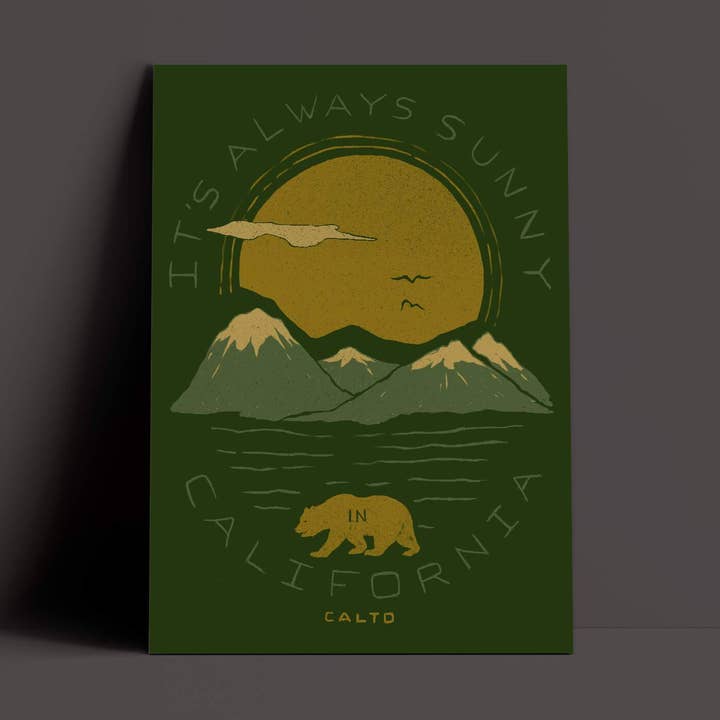 Im kalifornischen Olive Plakat ist es immer für den Großhandel von State Bliss