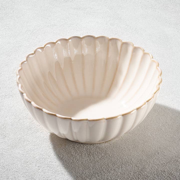 Vikko - Atlantic, Dinner Bowl, Cream, 50 oz for wholesale by Kadra Kitchenware