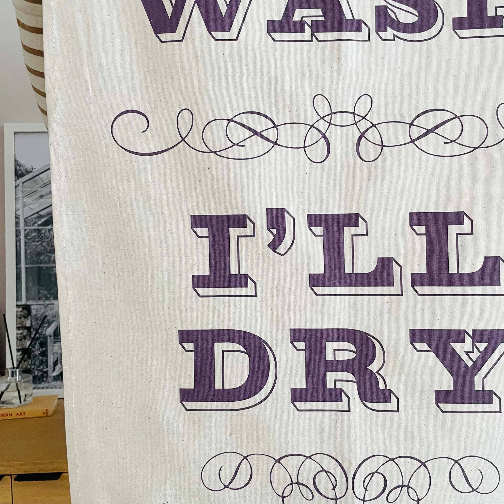 Alphabet Bags - Vendita all'ingrosso Strofinacci - Tu lavi, io asciugo - Strofinaccio - *Liquidazione*1