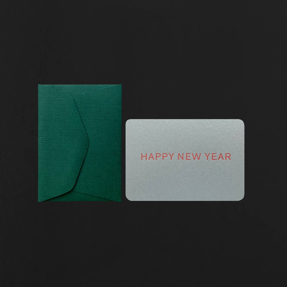 le typographe - Wholesale New Year's card - MINI CARD AND ENVELOPE — HAPPY NEW YEAR0