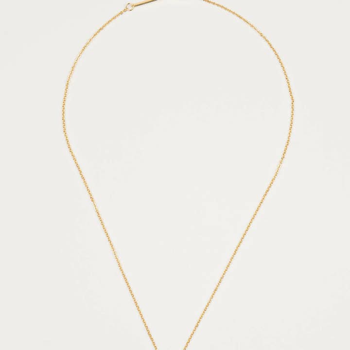 Brenda Grands Jewelry - Wholesale Jewelry Set - 18K Gold Dainty Shiny Initial Necklace - Set of 1612