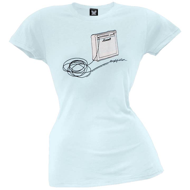 Marshall Amps - Handgezeichnetes Damen Junioren T-Shirt für den Großhandel von Official Store