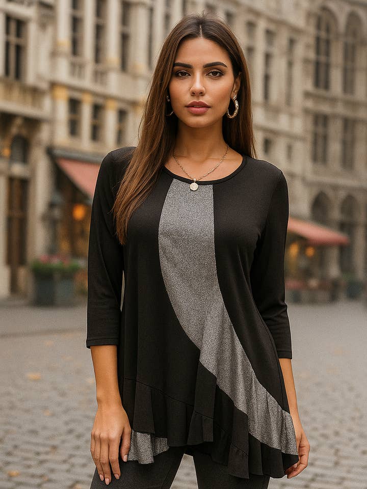 LTX Sportswear - Wholesale Dress - Women's - 111 Silver Swirl Dress0