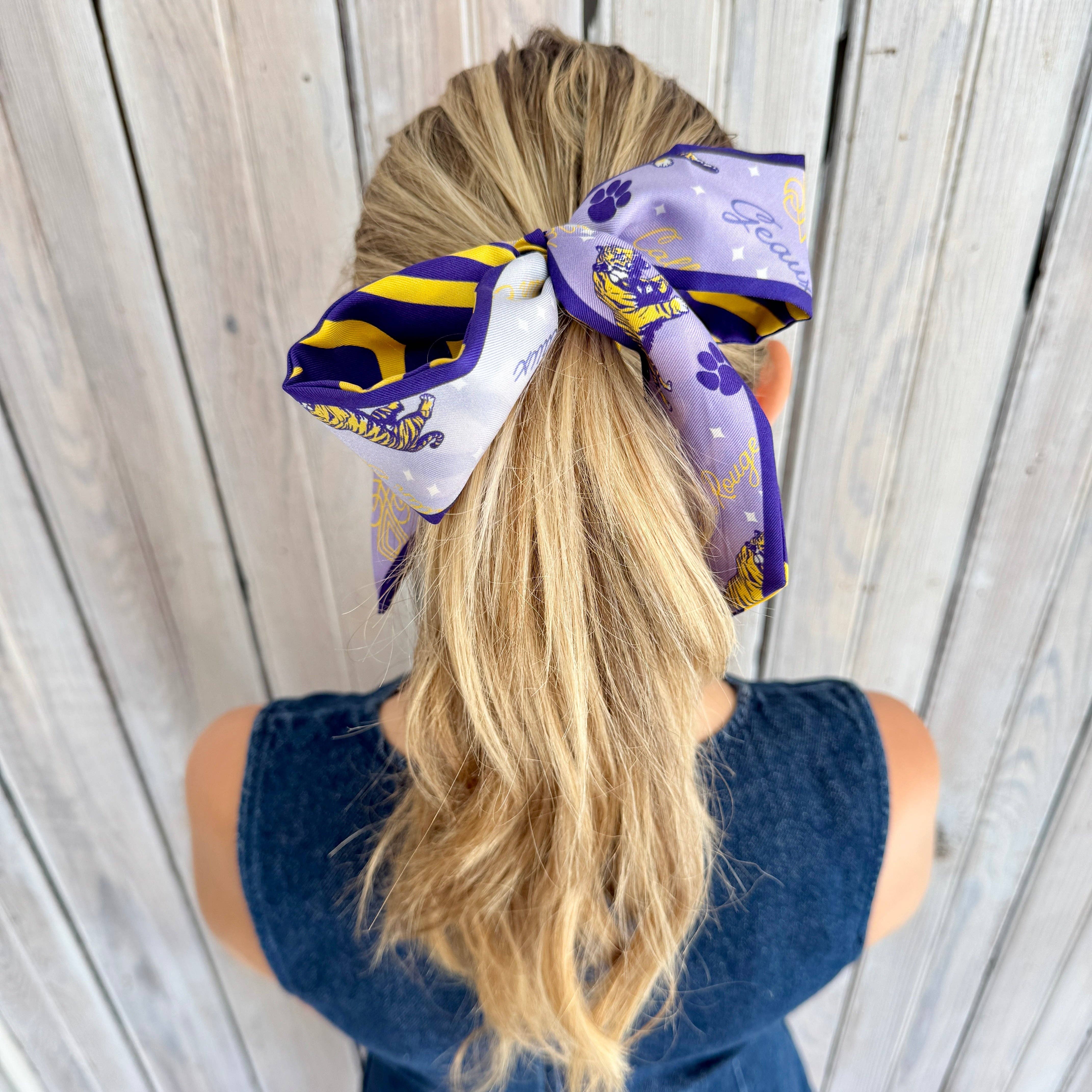 Nola Mercantile - Vente Écharpe – femme - Geaux Soie Twilly3