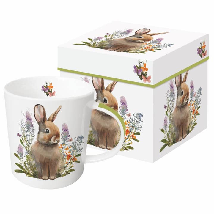 MUG DANS BOÎTE CADEAU-BELLE LAPINE pour la vente par Paperproducts Design • Ambiente