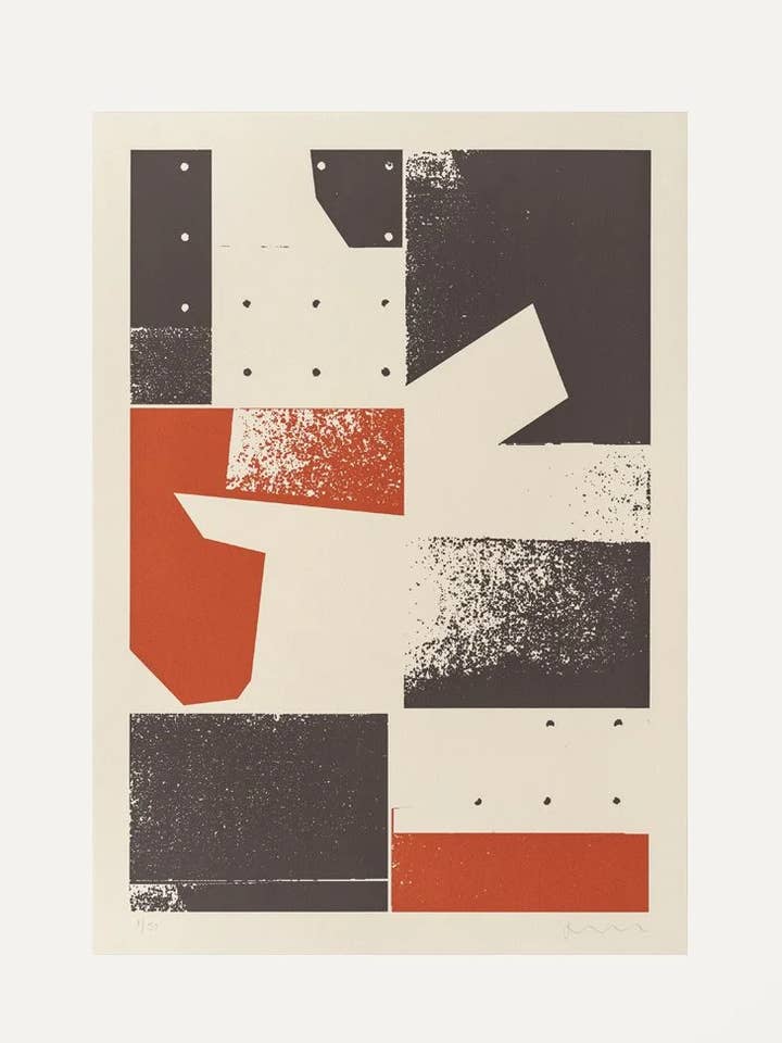 Lucienne - screen print for wholesale by Jonathan Lawes