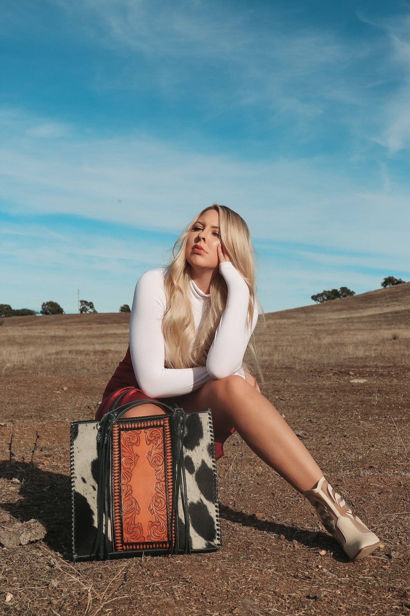 Haute Southern Hyde - Wholesale Tote Bag - Women's - Luxe Cowgirl Tote a Haute Southern Hyde Cowhide Purse5