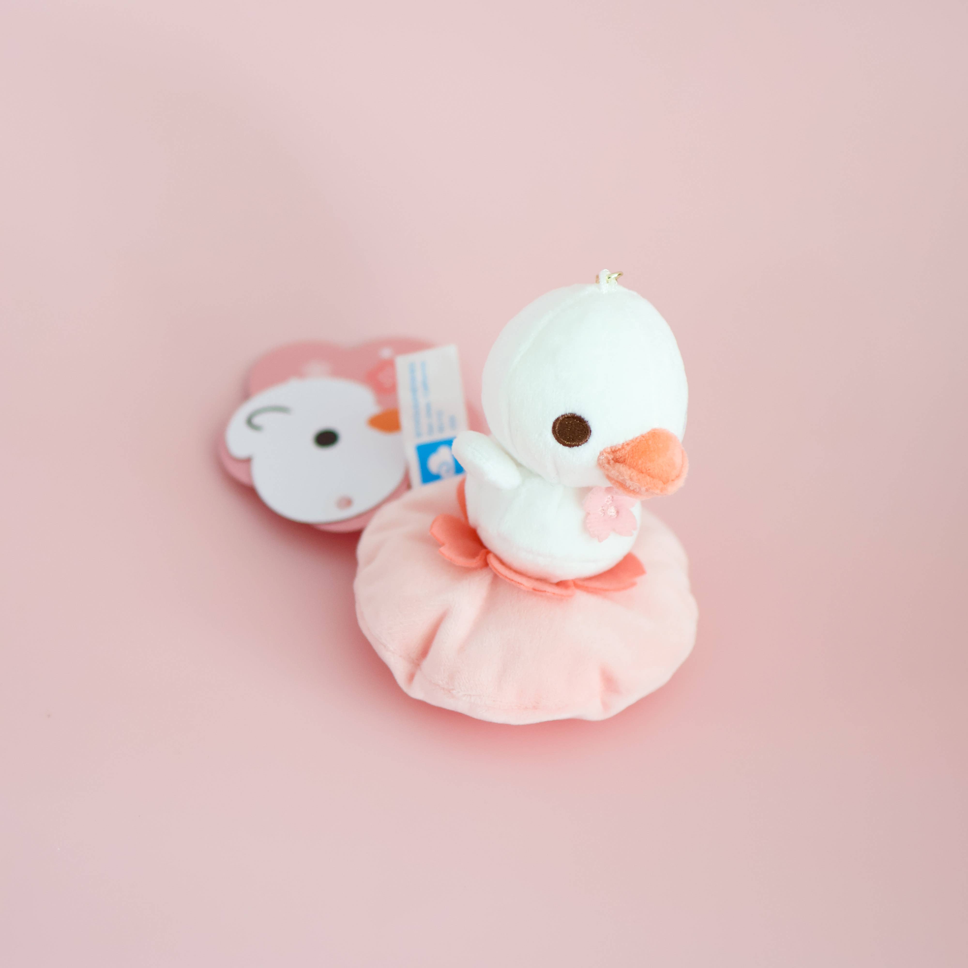 Thousand Skies - Wholesale Stuffed/Plush Toy - Kids & Baby - A Lost Duckling Cherry Blossom Keychain Plushie4