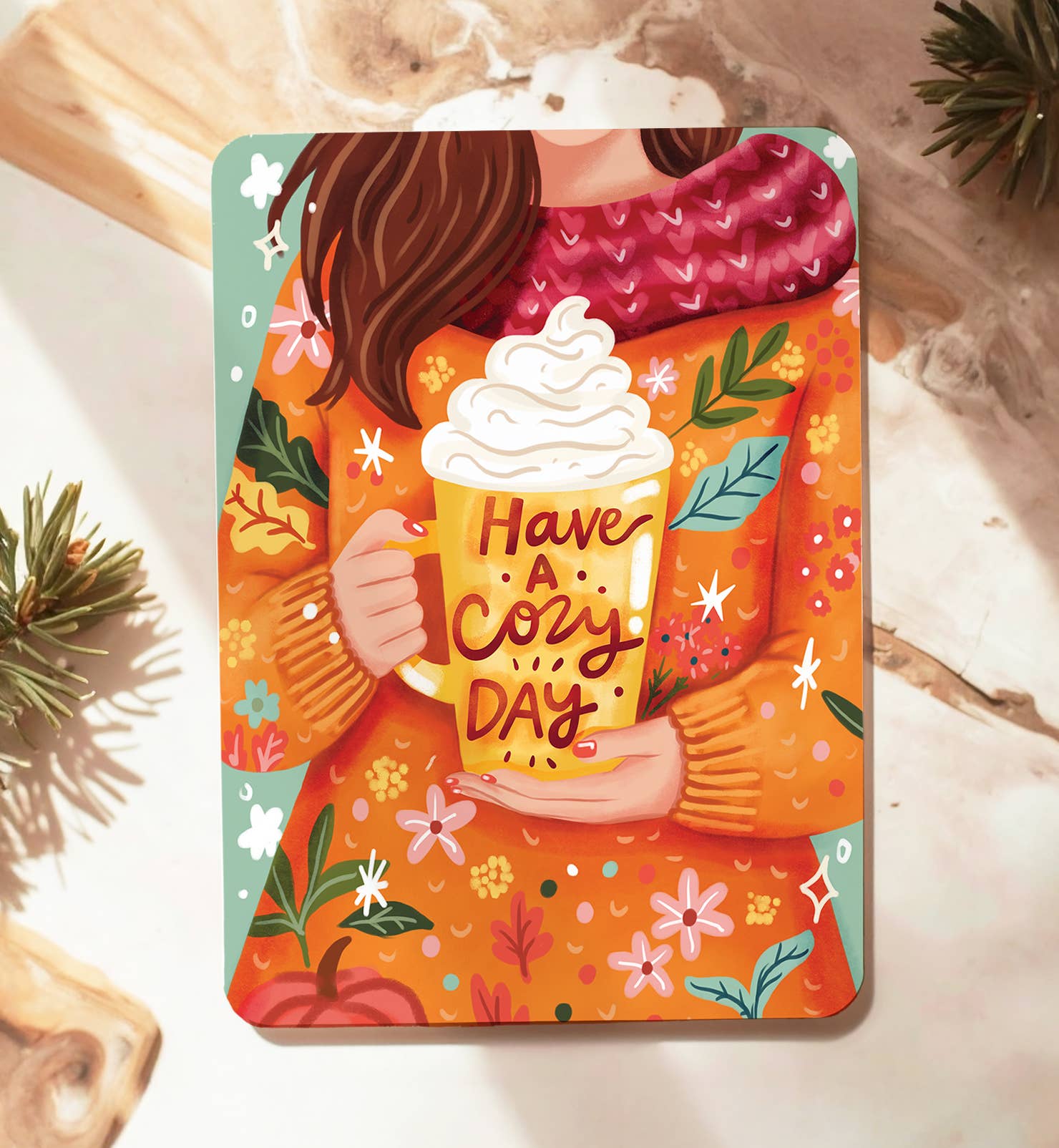 Aniet Illustration - Wholesale Birthday Card - Card congratulation birthday autumn fall postcard0