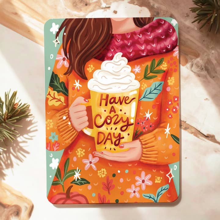 Aniet Illustration - Wholesale Birthday Card - Card congratulation birthday autumn fall postcard