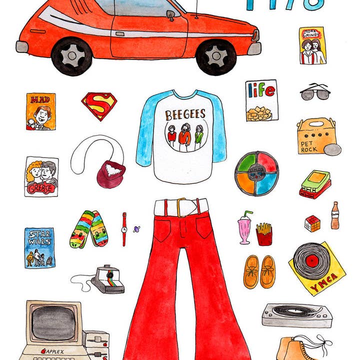 1978 tidskapsel for engroshandel hos Jodi Lynn's Emporium of Doodles