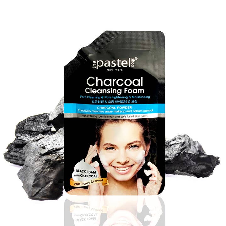 Charcoal Cleansing Foam for wholesale by The Pastel Shop