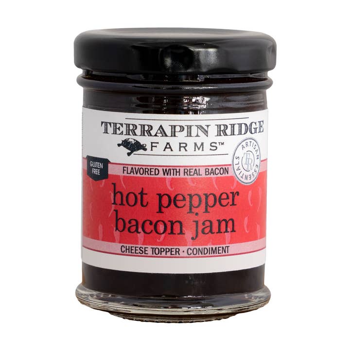 Hot Pepper Bacon Jam - 2 oz. for wholesale by Terrapin Ridge Farms