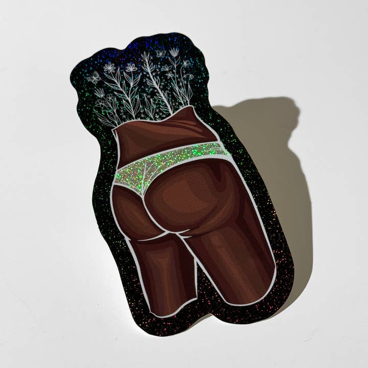 Sparkle Butt Aufkleber für den Großhandel von Jasmine Rosie Art