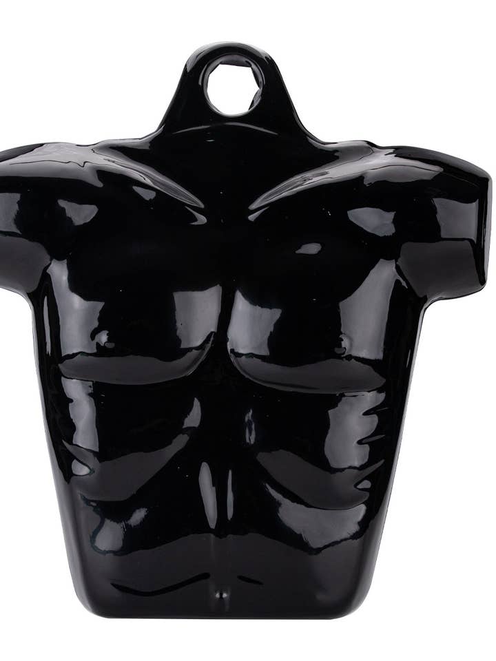 Economy Male Black Plastic Hanging Shirt Form for wholesale by Store Supply Warehouse