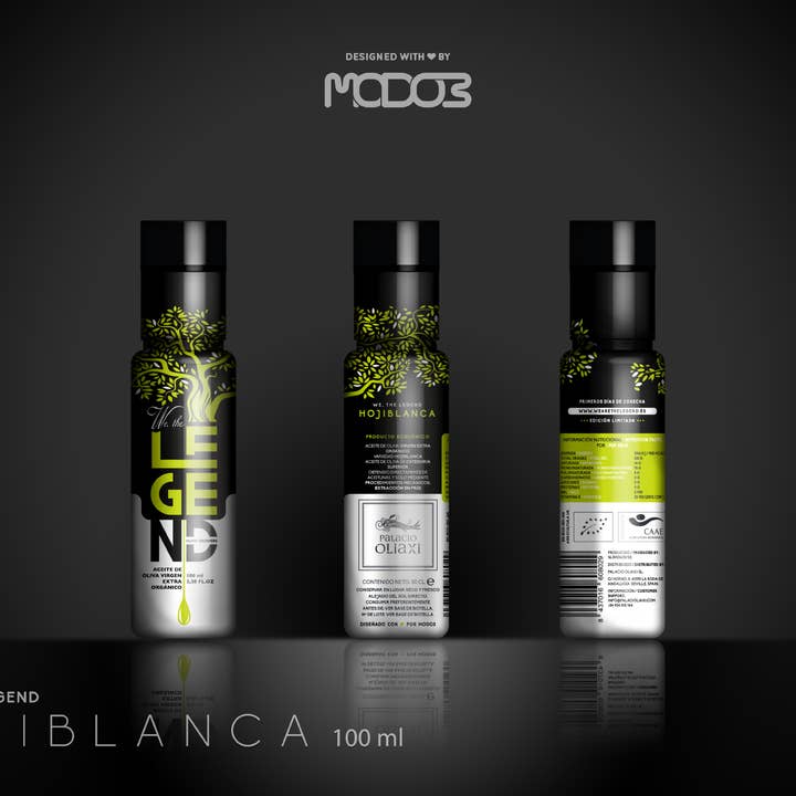PALACIO OLIAXI – wholesale Olive oil – We, The Legend Extra Virgin Olive Oil ECO HOJIBLAN 100 ml1