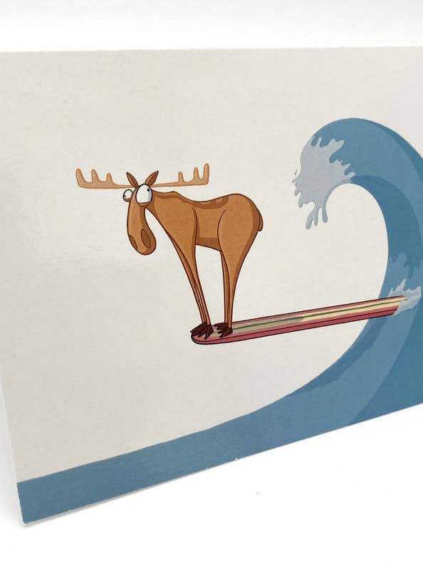 Surfing Moose Karten für den Großhandel von FortHouse Studios