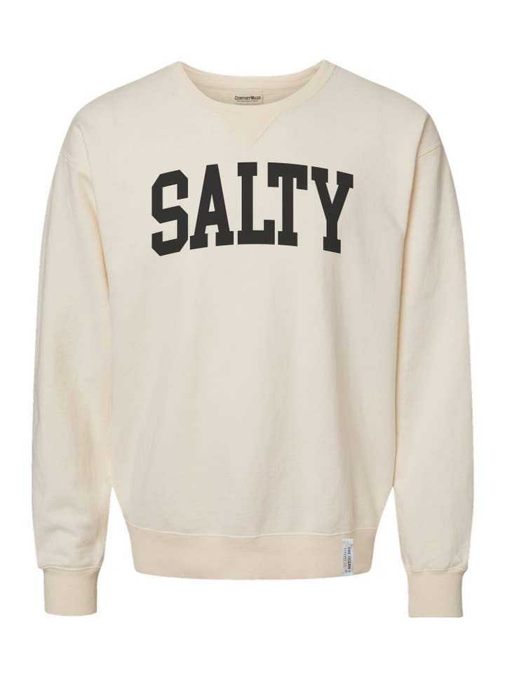 One Ocean Apparel Co.. - Wholesale Graphic Sweatshirt - Unisex - SALTY Crewneck - CUSTOM COLORS2