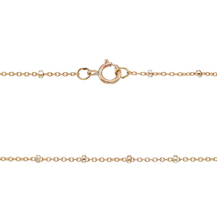 Cadena satélite con perlas plateadas brillantes talladas en diamante de 16 pulgadas para venta al por mayor de Kamal