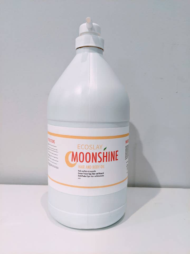 Huile pour Cheveux et Corps Moonshine - 64 oz pour la vente par Ecoslay