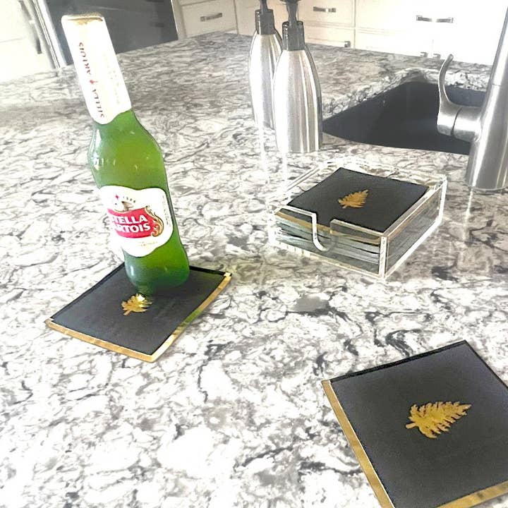 CJ Gift Goddess - Vente Porte-serviette - Porte-serviettes à cocktails/boissons en acrylique transparent3