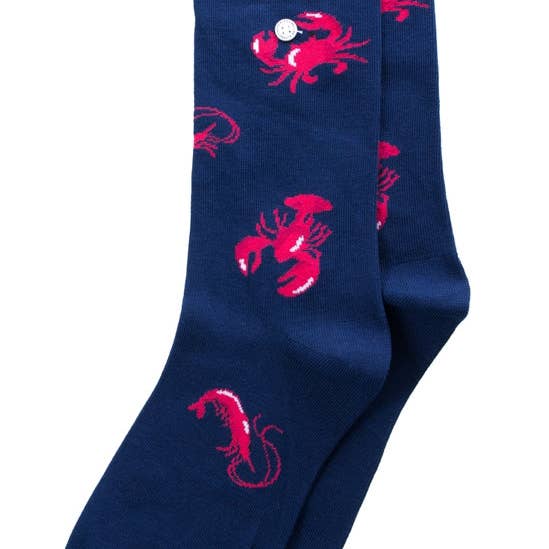 Sea Critters sokker | Navy for engroshandel hos Alfredo Gonzales