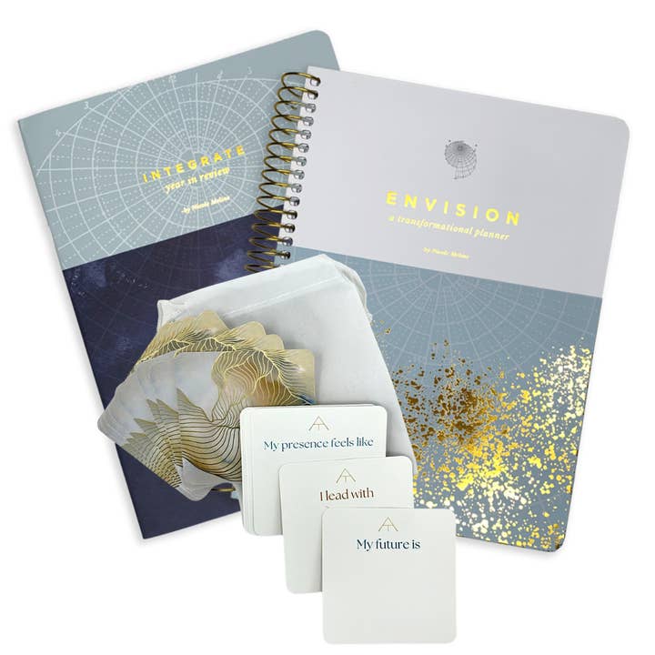 Planner + Journal + Mantra Kort Sæt for engroshandel hos Nicole Meline Creative