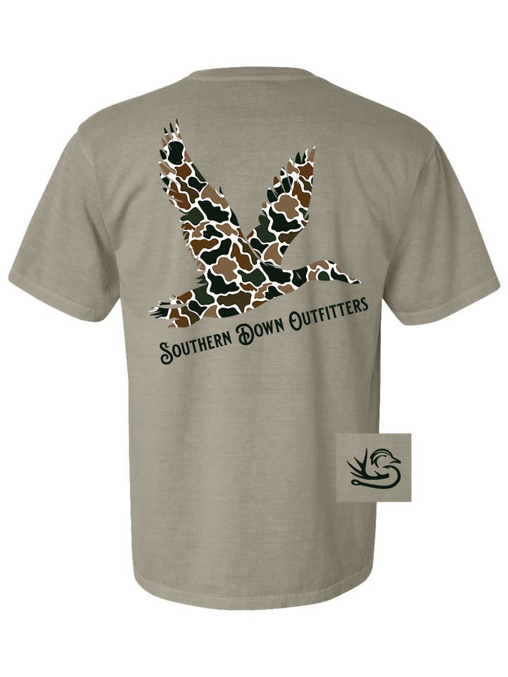 Southern Down Outfitters - Wholesale Screen Printed T-Shirt - Men's - Camo Mallard Tee