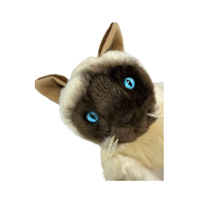 Bocchetta Plush Toys - Vendita all'ingrosso Peluche - Bambini e neonati - Mia - Gatto Burmese - 30 cm sdraiato8