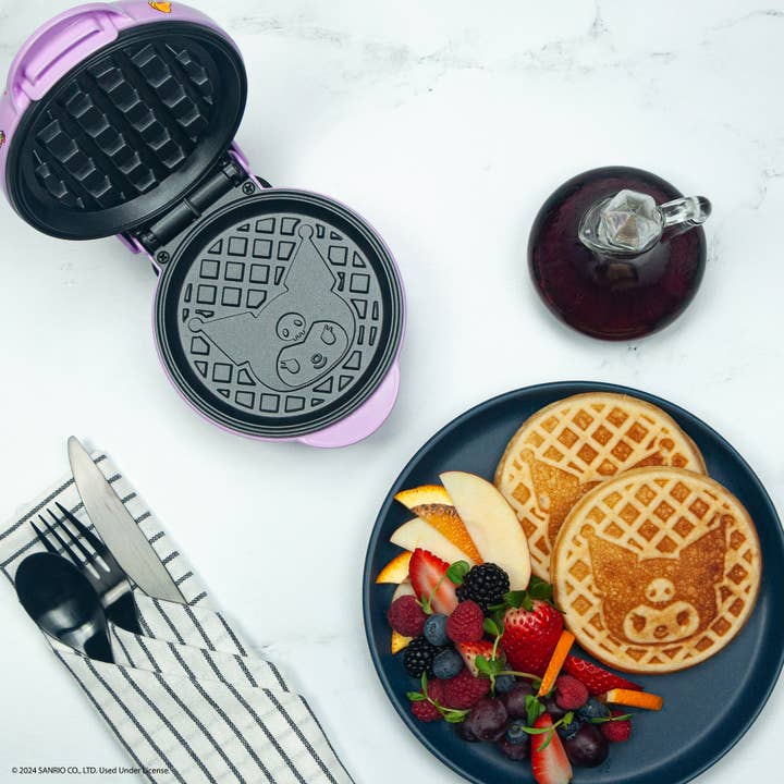Uncanny Brands - Wholesale Kitchen Appliance - Uncanny Brands Hello Kitty Kuromi Mini Waffle Maker