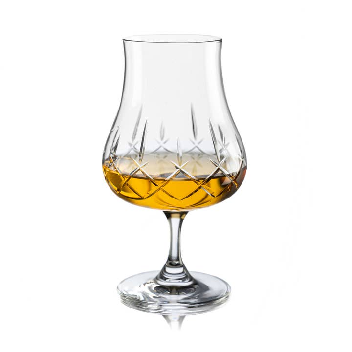 Diamante Rum Glasses Crystal Short Drink Tumblers Pair for wholesale by DIAMANTE