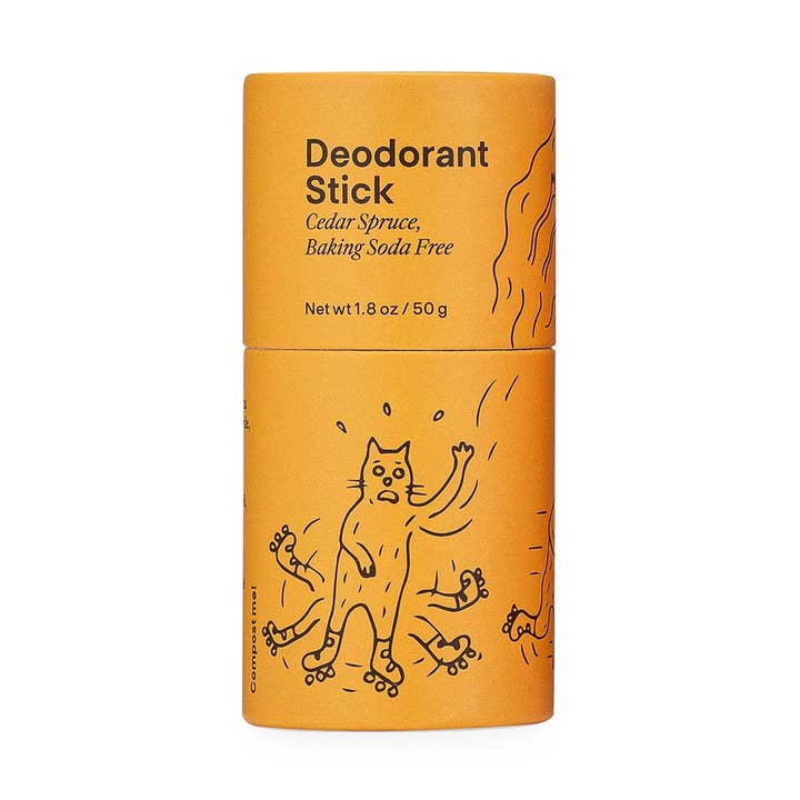 Meow Meow Tweet - Wholesale Deodorant - Unisex - Cedar Spruce Baking Soda Free Deodorant Stick0