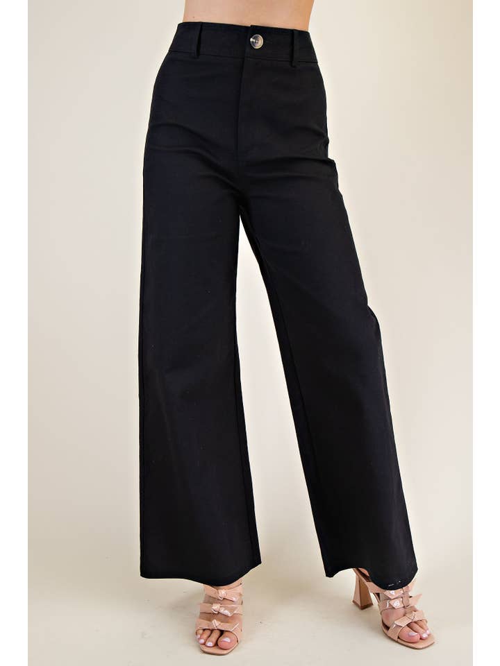 Glam - Wholesale Pants - Women's - High-Waist Straight Pants3