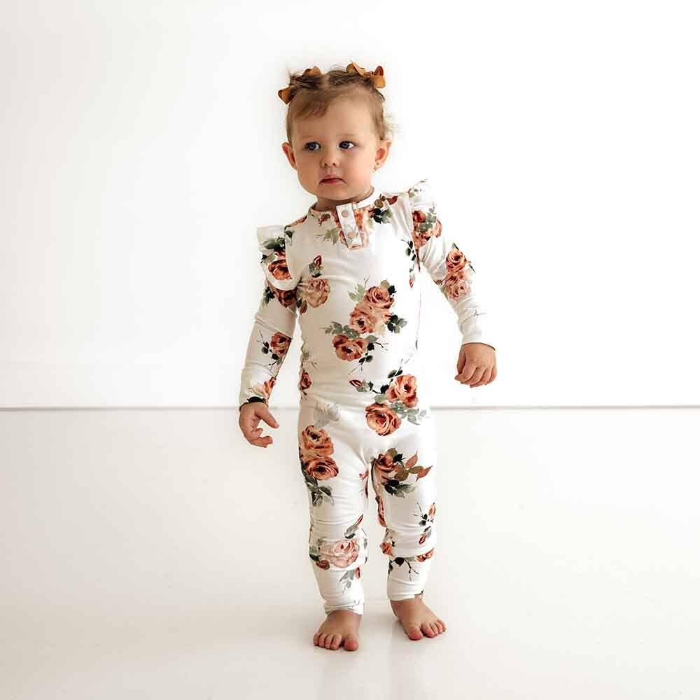 Snuggle Hunny - Wholesale Jumpsuit - Baby - Rosebud Organic Growsuit5