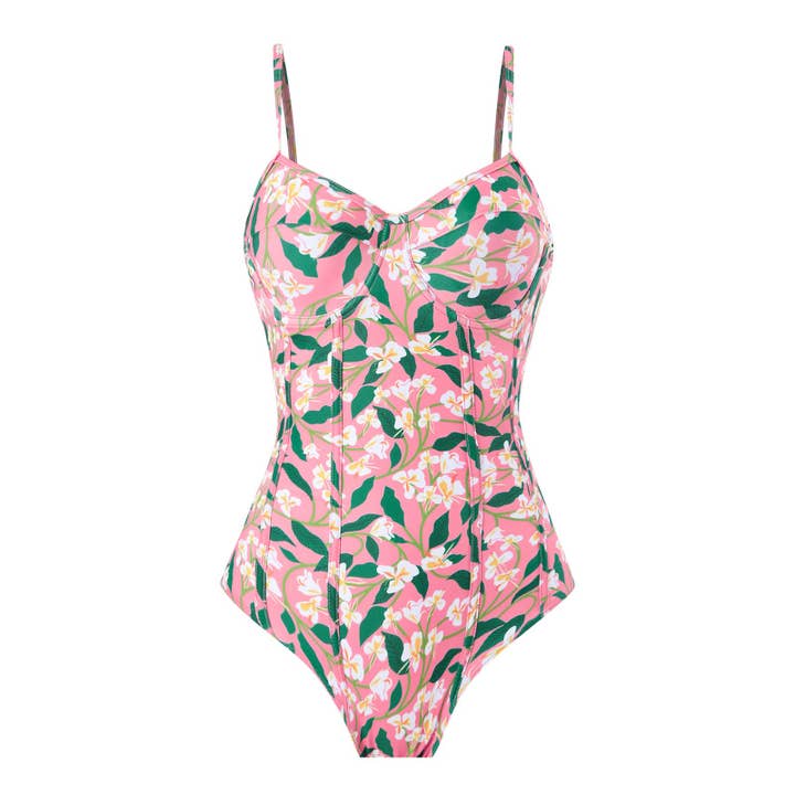 Sweetkama - Wholesale Two-piece swimsuit – Women’s - Two Shoulder One Piece Swimwear with Cover SKSW401139