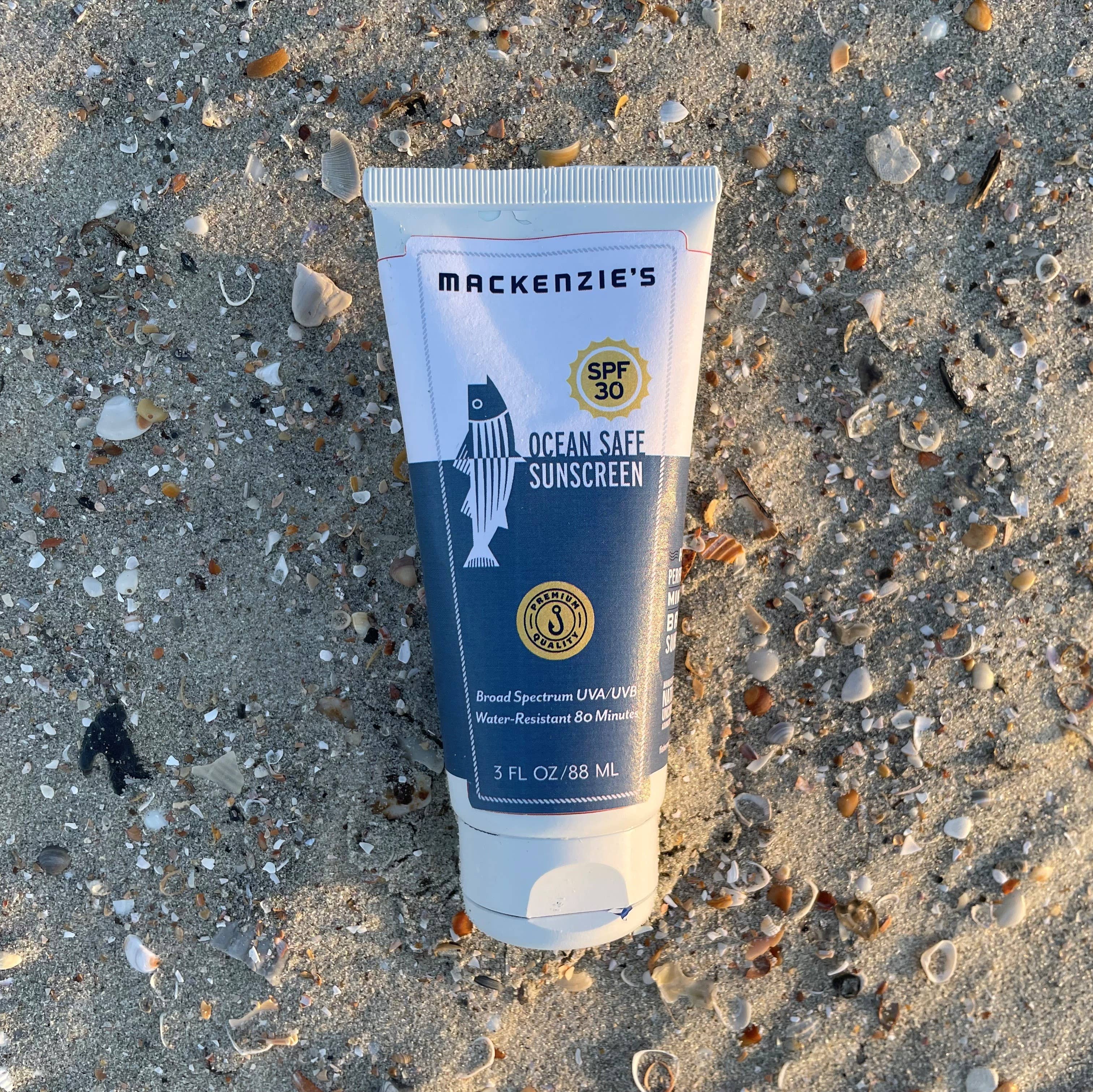 MacKenzie's Fisherman - Wholesale Sunscreen - SPF 30 Ocean Safe Sunscreen- 3 fl oz (12 qty)1