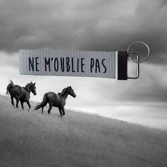 Beige Strap Keychain for wholesale by Alex Doré Paris