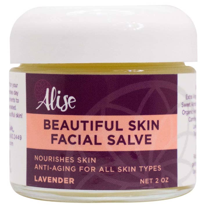 Beautiful Skin Facial Salve Lavender 2oz for wholesale by Alise Body Care