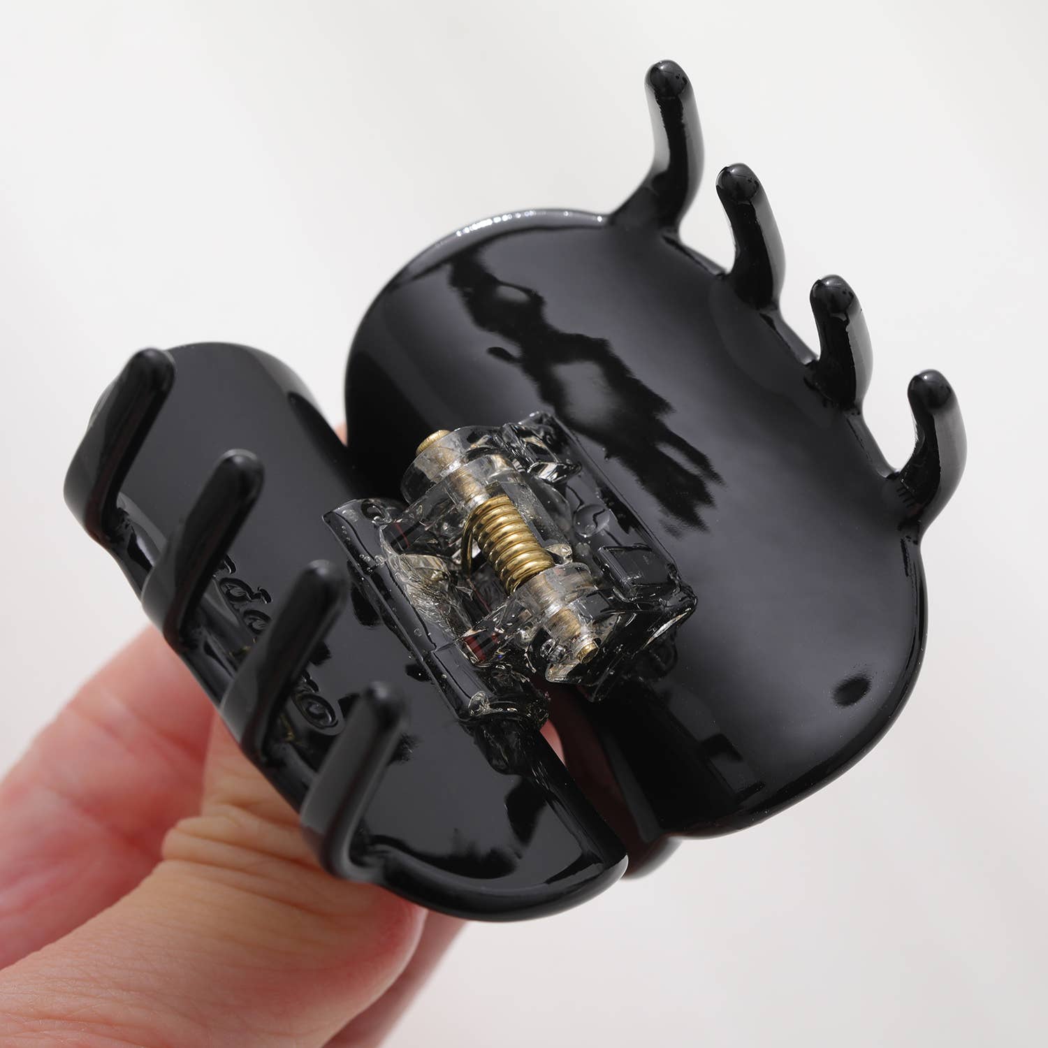 Adorro - Wholesale Hair Clip - Women's - Black Cat Face Claw Clip6