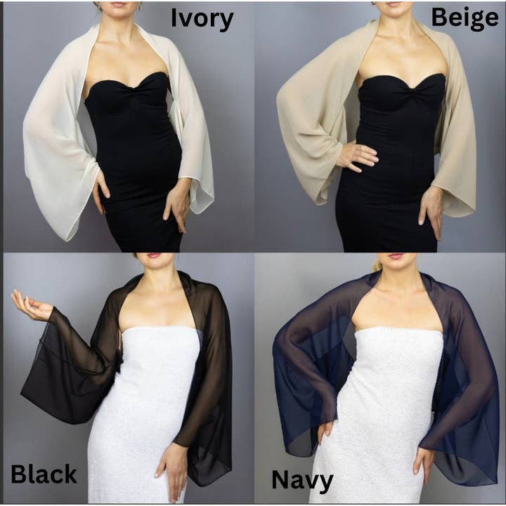 BridalSpain – wholesale Wrap – Women's – Rose Pink Chiffon Wrap Shawl for Bridesmaids and Evening