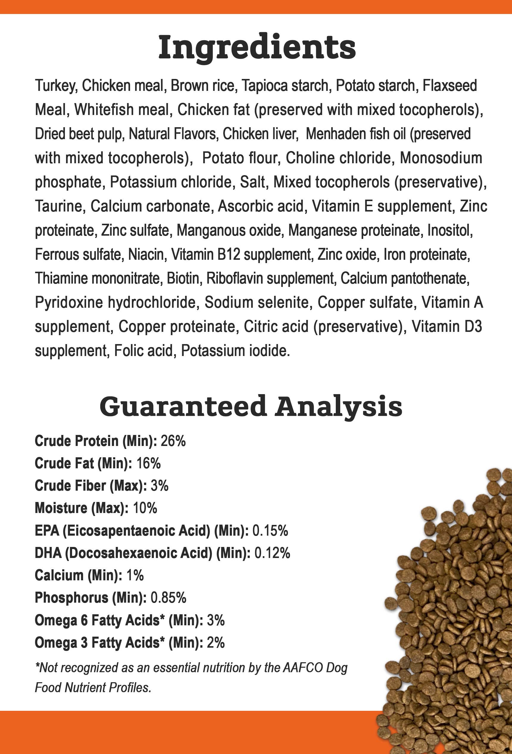 Tender & True Pet Nutrition - Wholesale Pet Food - Dog - Turkey & Brown Rice Recipe Dry Dog Food, 4 lb.2