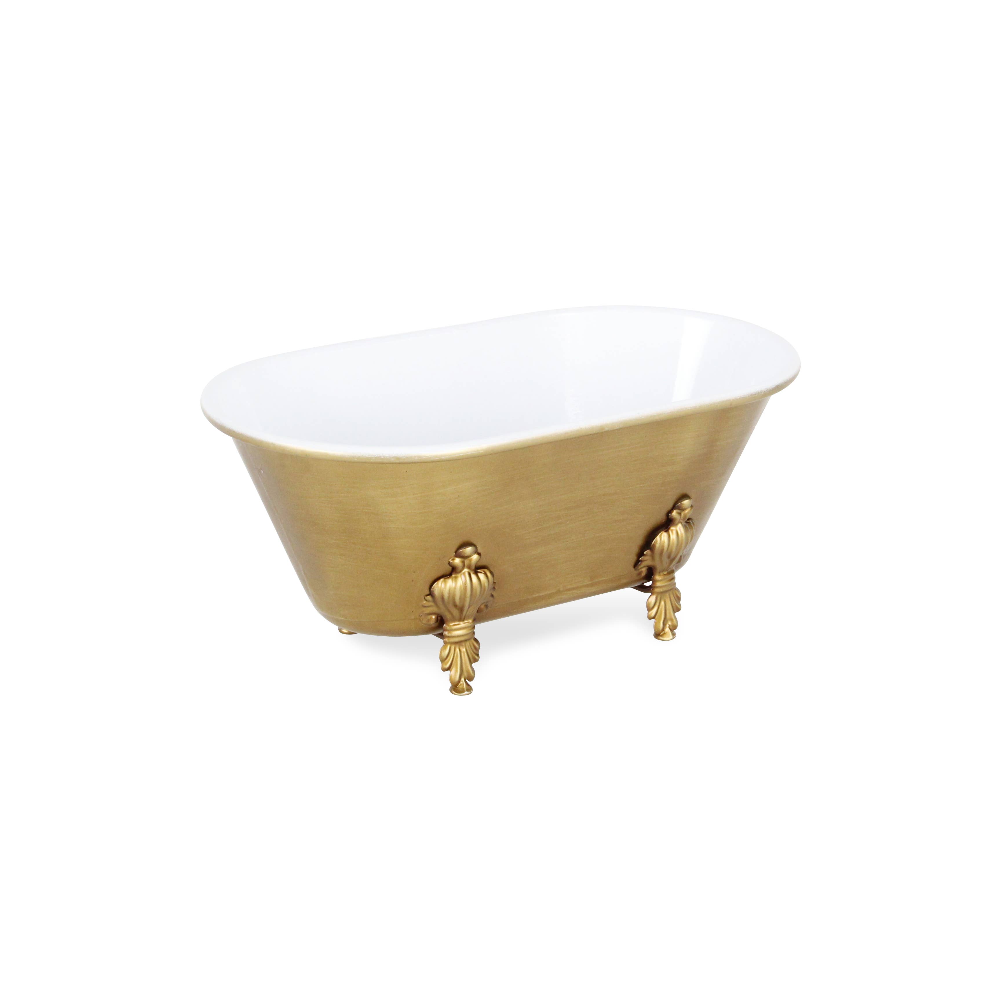 Cheungs Home Decor - Wholesale Bath Caddy - Lavande Metal Fleur-de-Lis Tub Decor - Gold0