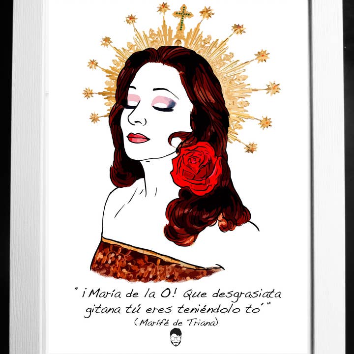 El loco del Pelo Rizo - Vente Affiche d'art - Marife de Triana