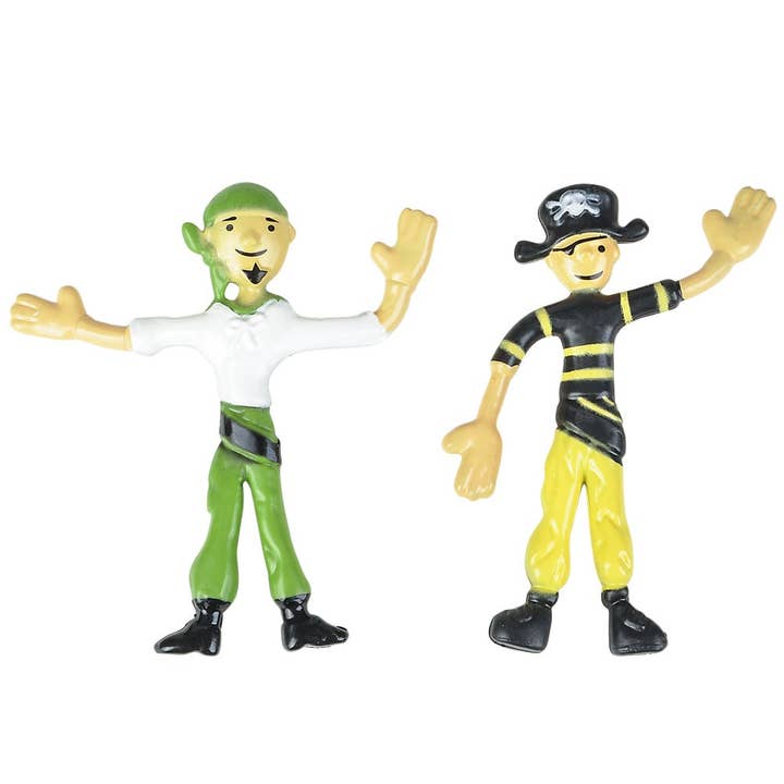 La Luna Bella - Toys – wholesale Classic toy – Kids – 3.75" BENDABLE PIRATES LLB kids toys