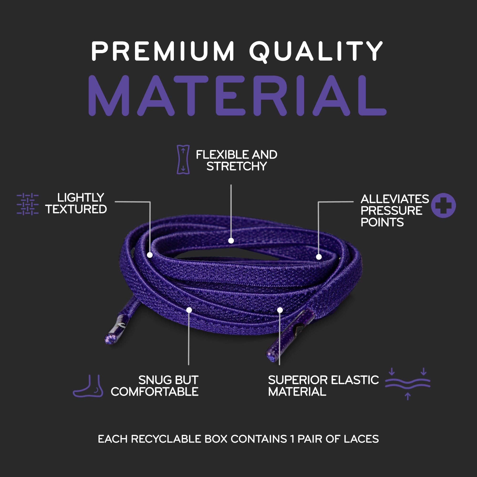 The Original Stretchlace - Vendita all'ingrosso Lacci per scarpe - Unisex - Lacci per scarpe elastici piatti87