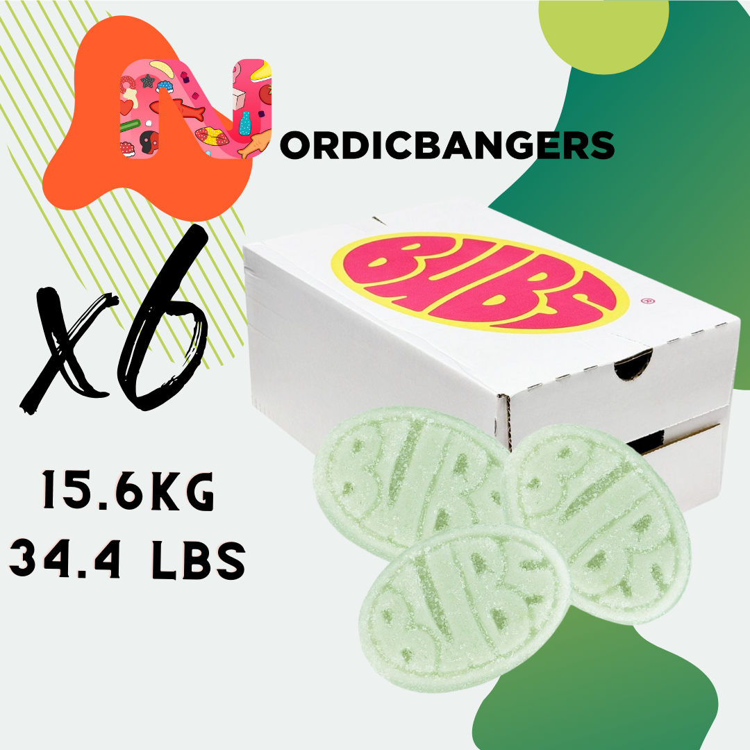 Nordicbangers - Swedish Candy Supply - Wholesale Gummy - Bubs Swedish Candy Cool Pear Mini 2.6kg - Mix your Candy2