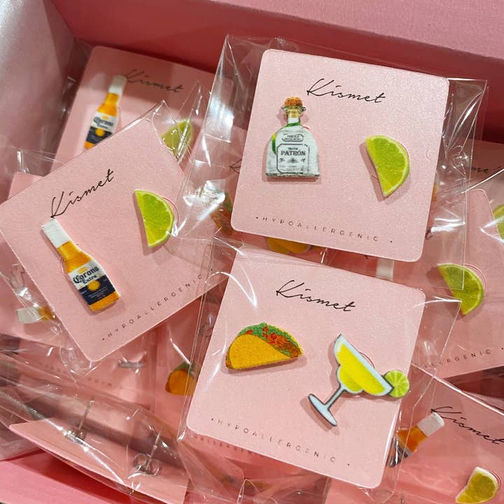 Kismet Showroom - Vente Clous d'oreille - Puces d'oreilles Tequila + Lime1