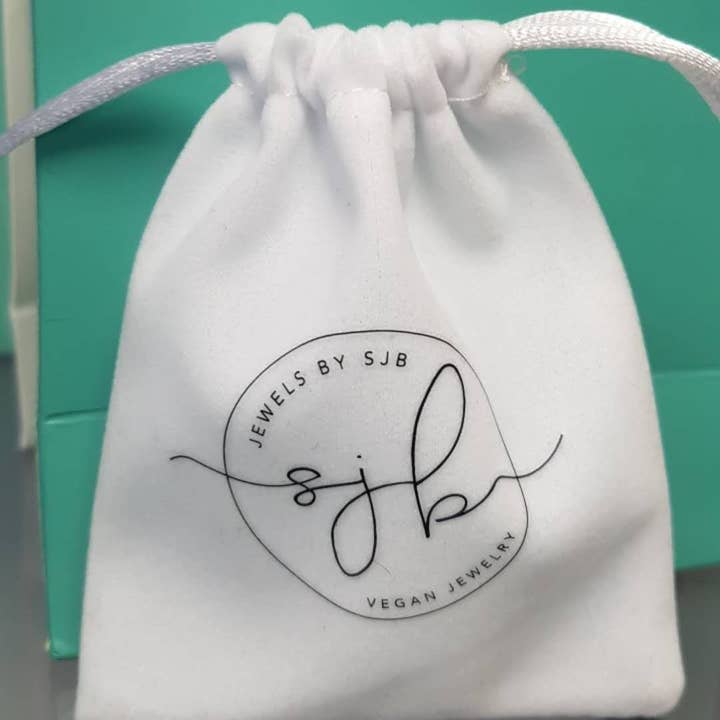 Zakka - Wholesale Gift bag - 100pcs Personalized Custom Logo Print Velvet Bag 2.75"x3.5"3