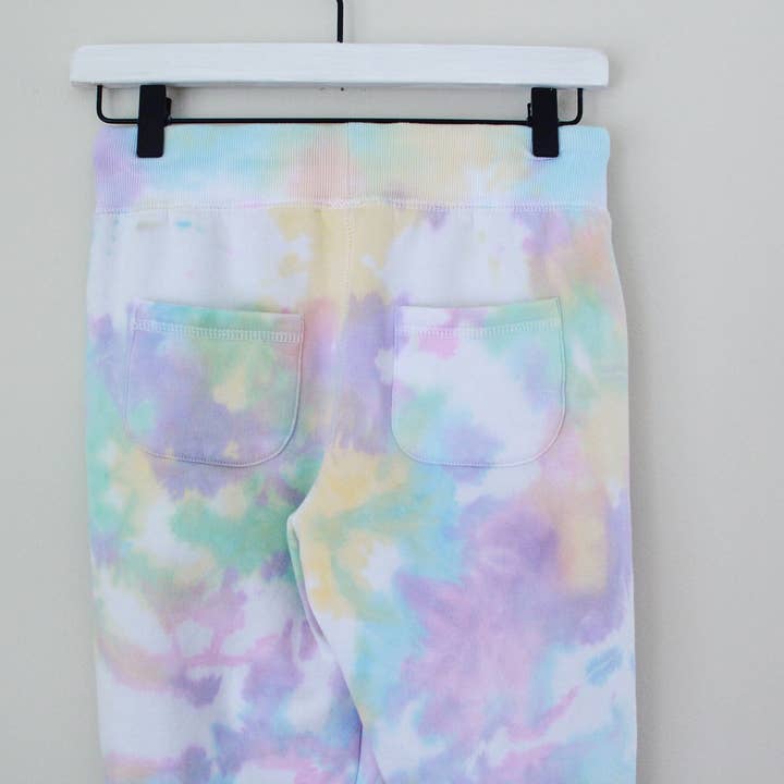 Sugar Spill – Engroshandel Loungesweatpants/jogginbukser – til kvinder – Slik Hjerter Lyse Pastel Slipsfarve Joggere5